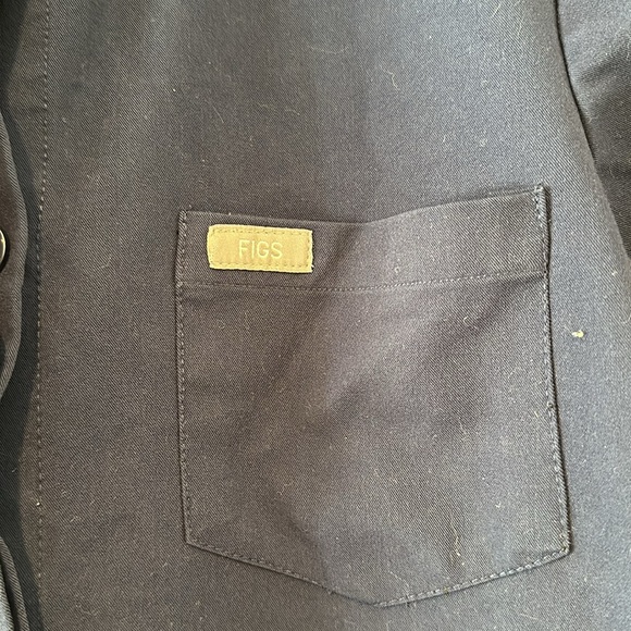 Figs scrub Womens top Small navy blue - Picture 2 of 3